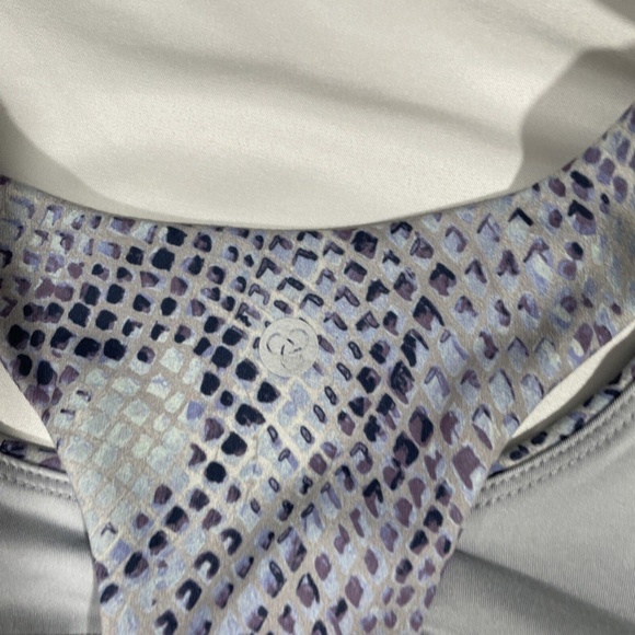 NWT Zella‎ [ XL ] Live In Racerback Bra in Blue Celestial Serpent Print - Picture 10 of 12